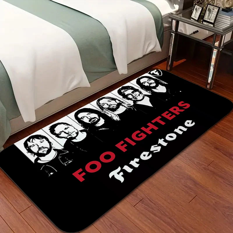 Коврик для спальни Foo Fighters, напольный ковер для гостиной, кухни, балкона, крыльца, коврик для ног, нескользящий интерьер, предметы домашнего декора