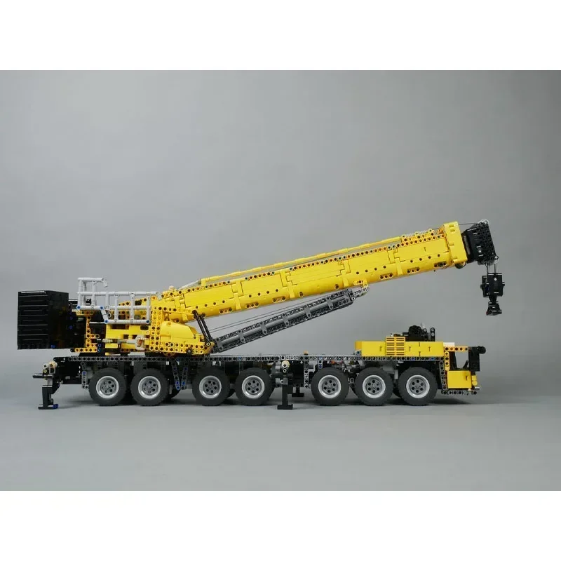 MOC- 163993   Новый 7-осевой мобильный кран RCElectric GMK7550, сращивание и сборка строительных блоков ModelMOC Creative Building BlockToy (art.: 3920ca4ad00c3) - 3920ca4ad00c3