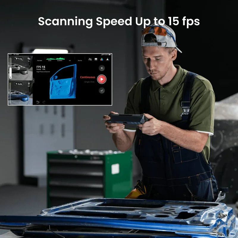 Ручной беспроводной прецизионный автономный 3D-сканер Revopoint MIRACO Pro 0,02 мм, распродажа для сканера мелких и больших промышленных объектов (art.: 3920d15cdcab5) - 3920d15cdcab5