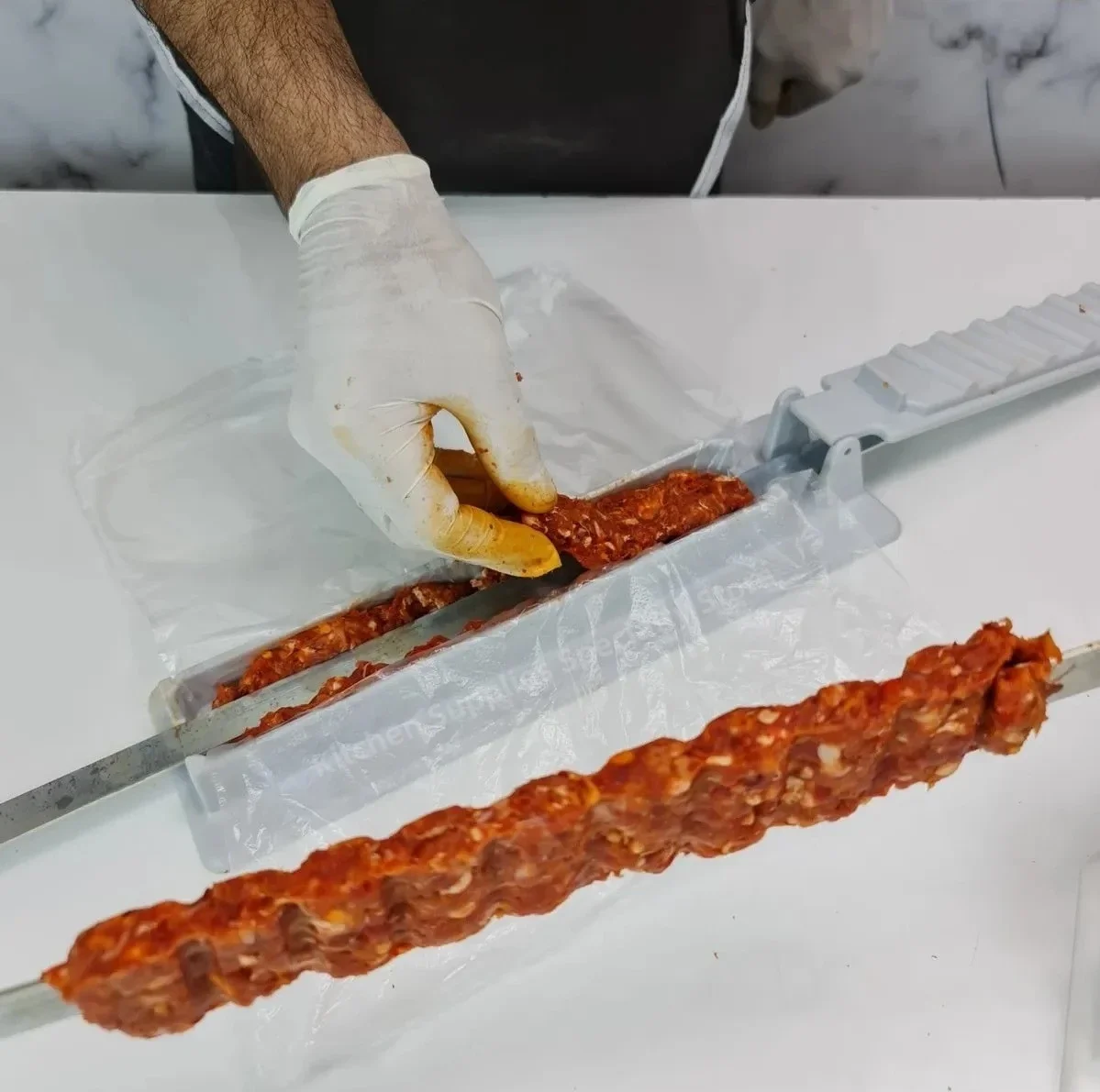 Новый Однорядный аппарат для приготовления шашлыков для мяса
