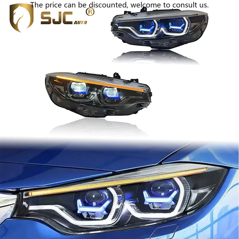 SJC автозапчасти для BMW 4 серии F32 M4 F82 2013-2019, обновление, новый стиль, светодиодные фары, передняя лампа Инструменты для обслуживания автомобилей