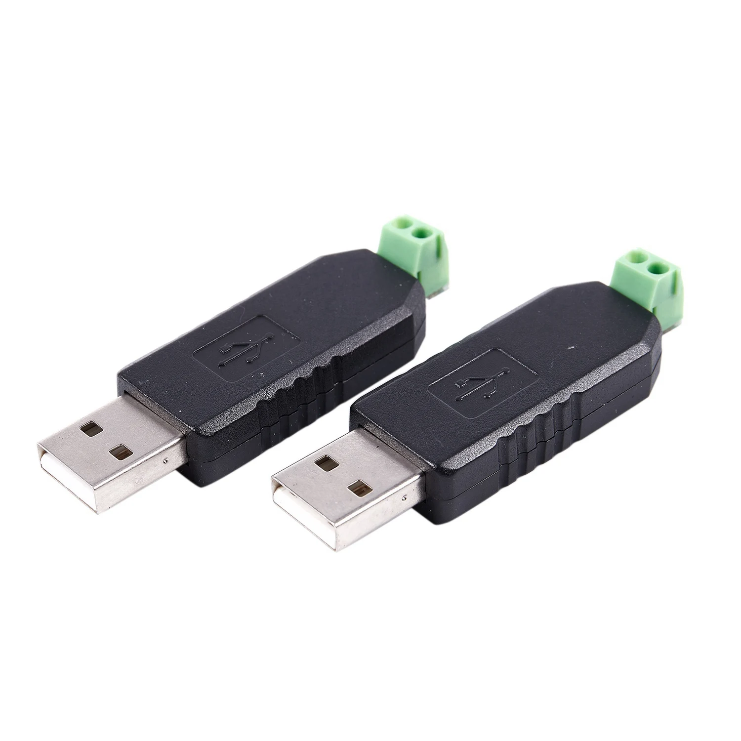 2x конвертер интерфейса USB в RS485 RS-485 для ПК, совместимый с последовательным адаптером + ПЛК