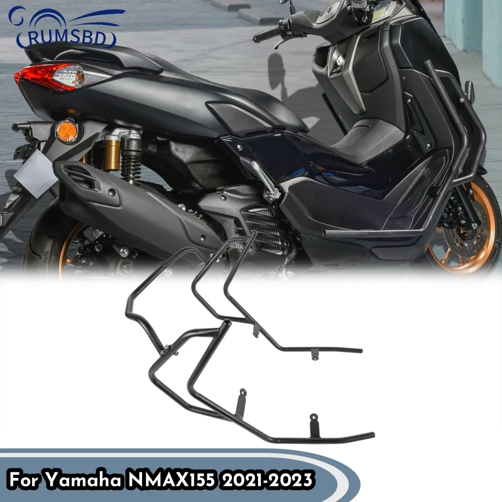 Аксессуары для мотоциклов, защита двигателя, защита бампера для Yamaha NMAX 155 2021 2022 2023, защита от падения