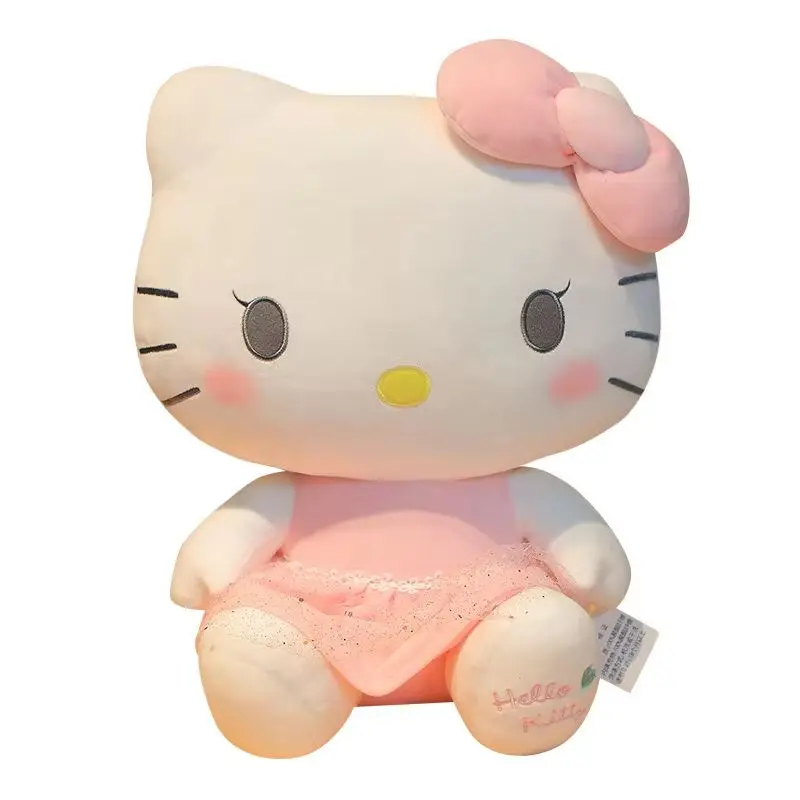 Фото 30/40 см Sanrio Kt Hellokitty Baby Sleep Companion кукла милый кот плюшевая игрушка успокаивающая кукла для девочек мягкие подушки для дома подарки №5