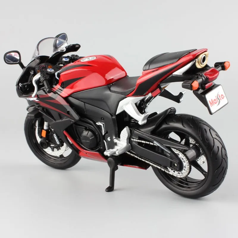 Фото Модель мотоцикла Maisto 1:12 Honda CBR600RR из сплава, литая металлическая игрушка, Модель гоночного мотоцикла, Коллекционная модель, подарок для детей №5