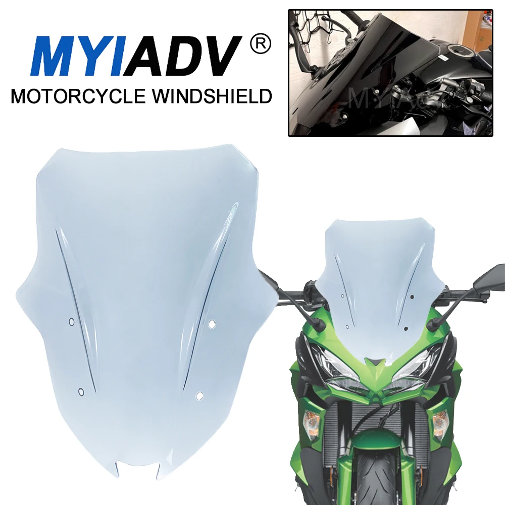 Лобовое стекло мотоцикла, дефлектор ветра, защитный козырек для Kawasaki Z1000 SX 2017-2024, для Ninja1000 Z1000SX