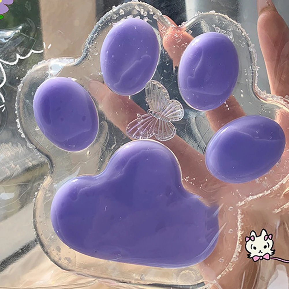Фото Мини-медленная игрушка Squshie с медленной подъемой лапы, милая мультяшная сенсорная игрушка для украшения дома №2