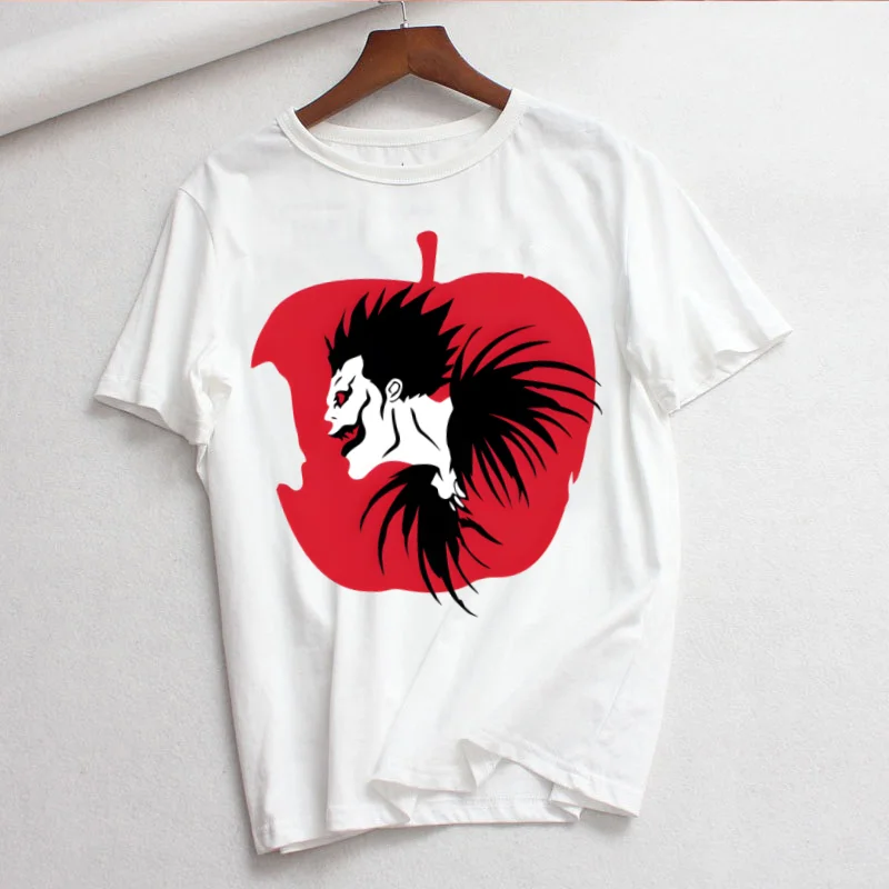 Kira Ryuk Death Note модные летние топы футболка женская футболка новая футболка с графическим рисунком милая женская футболка женская футболка 90-х годов