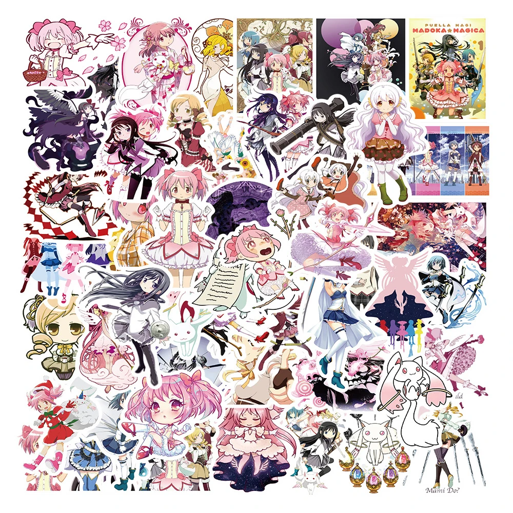 10/30/50 шт. аниме наклейки Puella Magi Madoka Magica милый Kaname Madoka наклейка дневник телефон бутылка для воды мультфильм дети