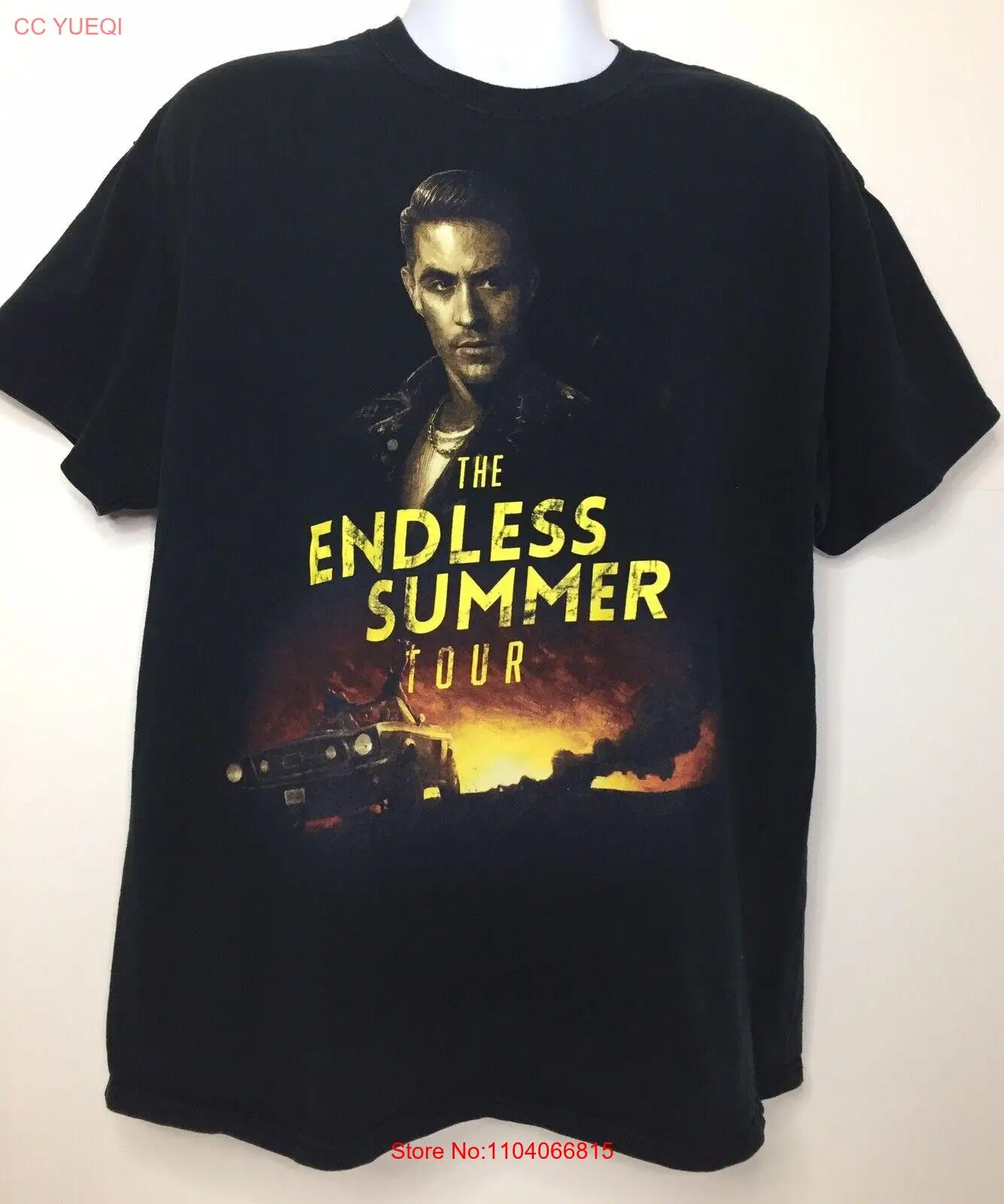G Eazy бесконечная летняя двухсторонняя футболка для концерта