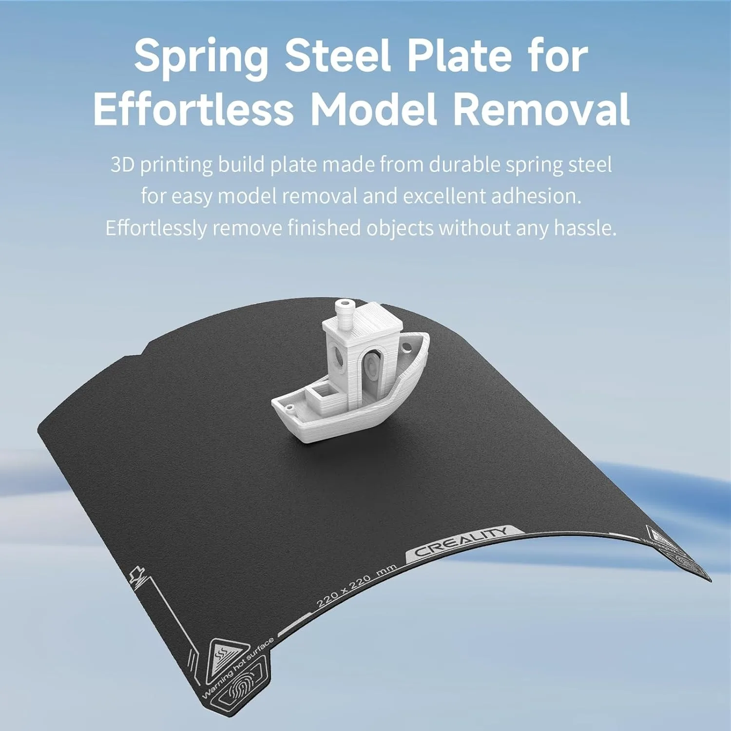 Фото Creality Official Ender 3 V3 SE Сборная пластина 235x235 мм Магнитная гибкая пружинная стальная объединительная пластина для Ender 3/3 V2/3 V3 KE/K1 №4