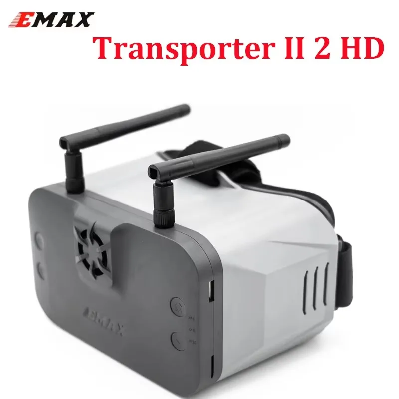 Фото EMAX Transporter II 2 HD FPV очки 720 × 1080 4,45 дюйма экранная антенна HDZero очки для RC FPV Racing Drone Quadcopter №2