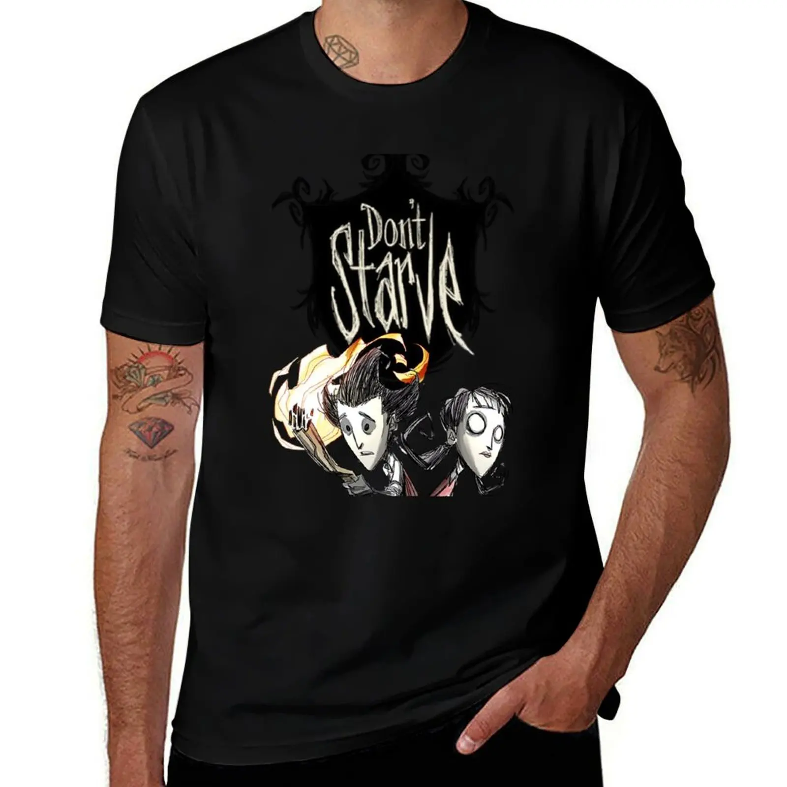 Don_t Starve футболка мужская однотонная футболка для мужчин упаковка хлопковая футболка