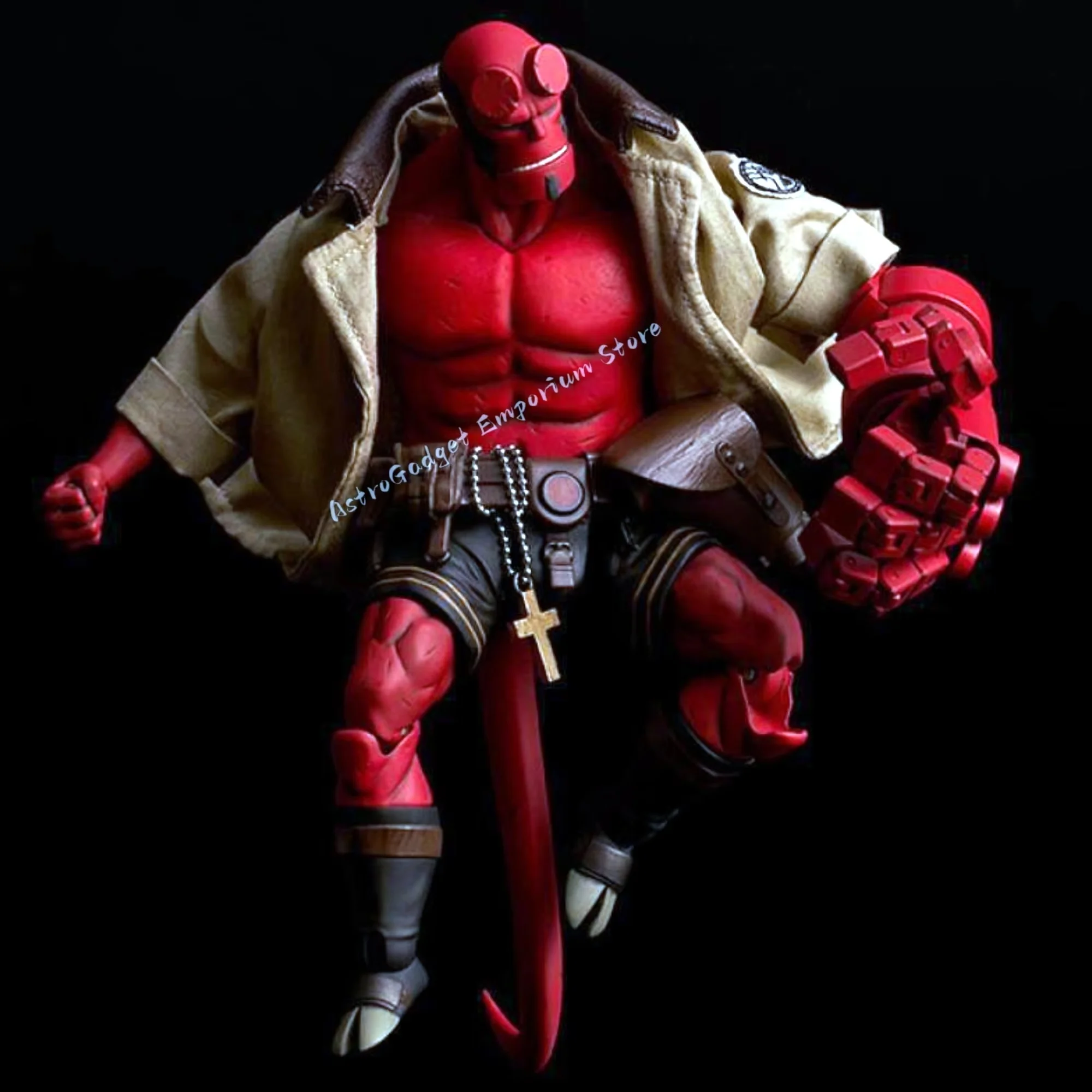 В наличии сборная модель Hellboy, экшн-фигурка, коллекция моделей, игрушки, украшение, статуя, модель игрушки для детей, подарок на Рождество и день рождения
