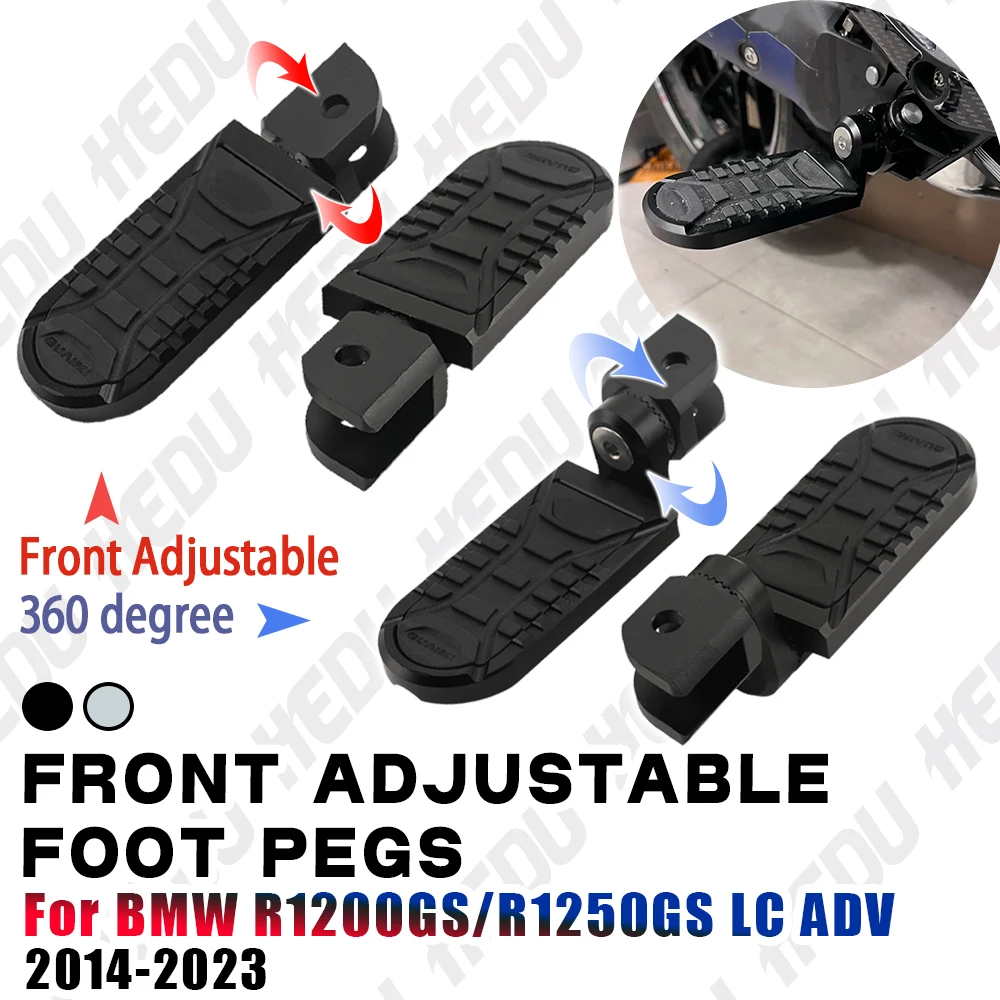 Для BMW R1200GS LC Adventure R1250GS LC ADV R 1200GS LC R1250GS LC передняя подставка для ног мотоцикла, регулируемые удлиненные опускающие подножки