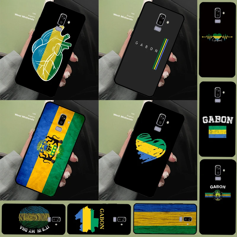 Чехол для телефона с габонским флагом для Samsung J1 J3 J5 J7 2016 2017 A3 A5 A6 A7 A8 A9 J8 2018 J4 J6 Plus, чехол
