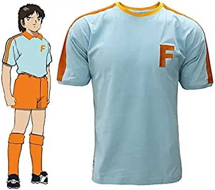 Футболки Captain Tsubasa с коротким рукавом для детей и взрослых, летние топы высокого качества 2024, японские Tsubasa с коротким рукавом