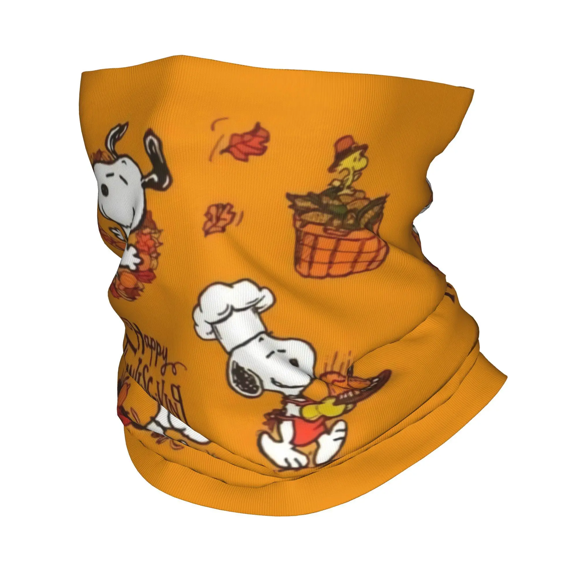 Бандана на заказ S-Snoopys, теплая бандана для женщин и мужчин, зимний лыжный шарф-труба, гетры, чехол для лица на День Благодарения