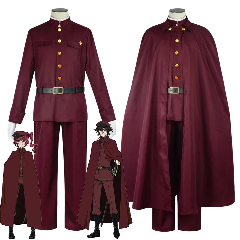 Cosdea Suehiro Tetcho Косплей Аниме Bungo Stray Dogs Saigiku Jouno Косплей Костюм Плащ Шляпа Парик Охотничьи Собаки Tetchou Suehiro A