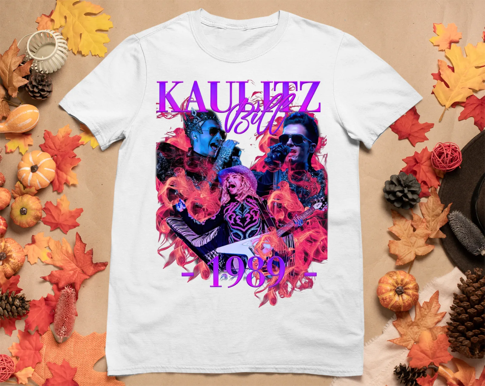 Белая футболка для отелей Bill Kaulitz Токио все размеры S M L 234XL cg501