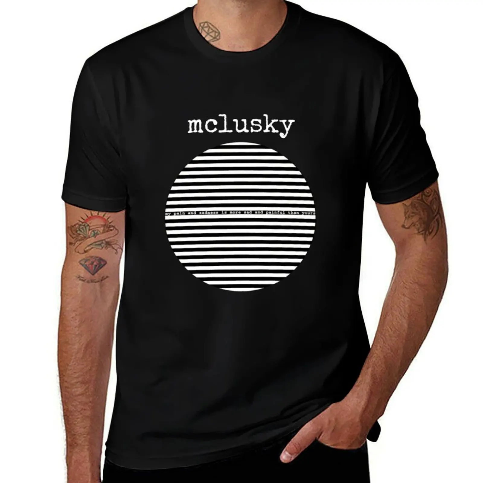 Mclusky my pain and sadness is more sad and painful than yours Футболка для мальчика топы мужские футболки с рисунком большие и высокие