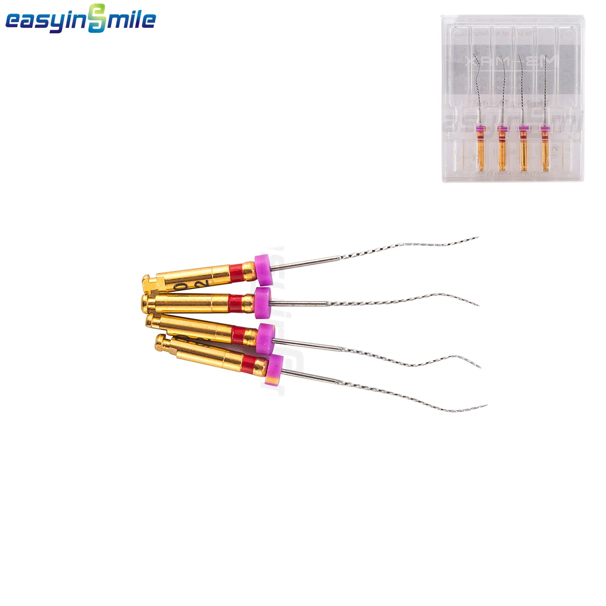Easyinsmile Endodontic X3 Niti Cleaning Роторные файлы Endo MAX Файлы для корневых каналов 25 мм Использование двигателя Наконечники двигателя