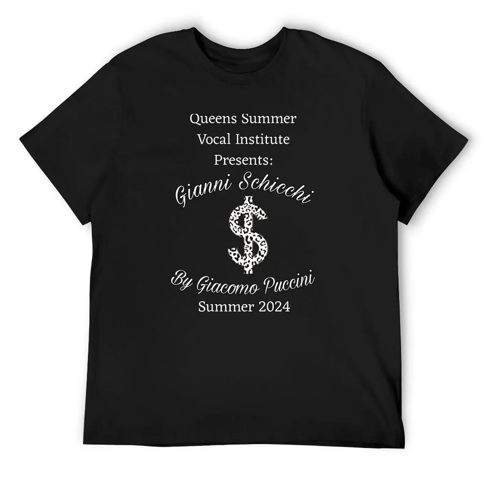 QSVI 2024: футболка Gianni Schicchi, одежда больших размеров для мальчика, рубашка на заказ, мужские высокие футболки