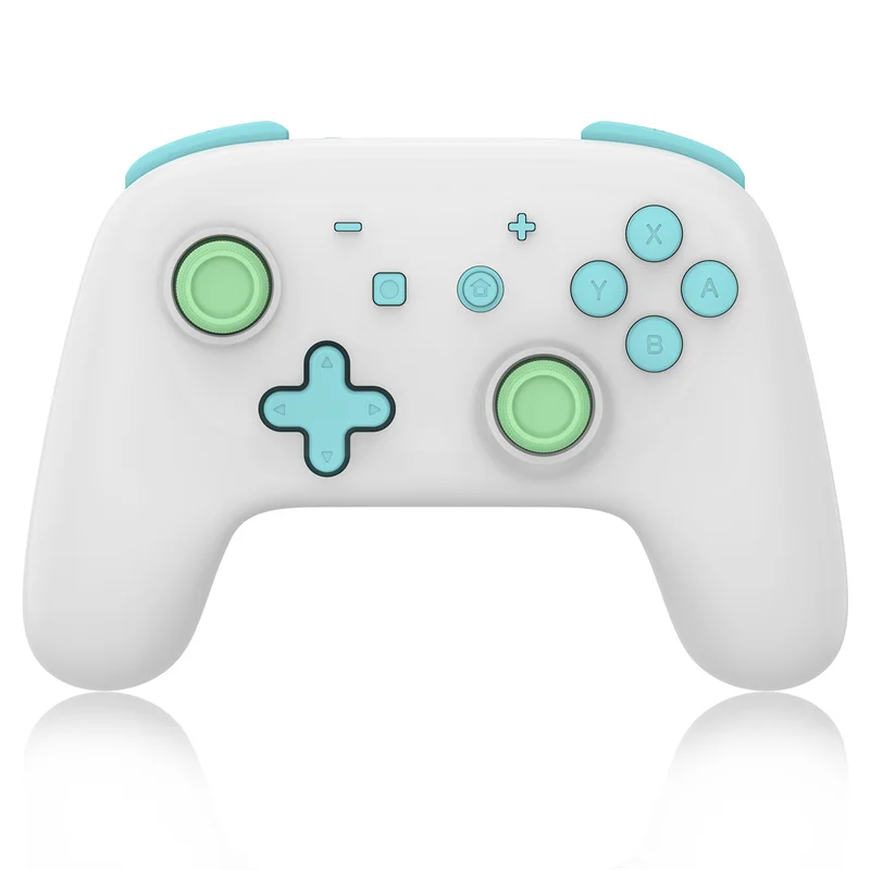 Беспроводной контроллер для выключателя, контроллер для Nintendo Switch Pro, цвет РОЗОВЫЙ, светодиодный, джойстик, функция пробуждения, регулировка турбо-движения