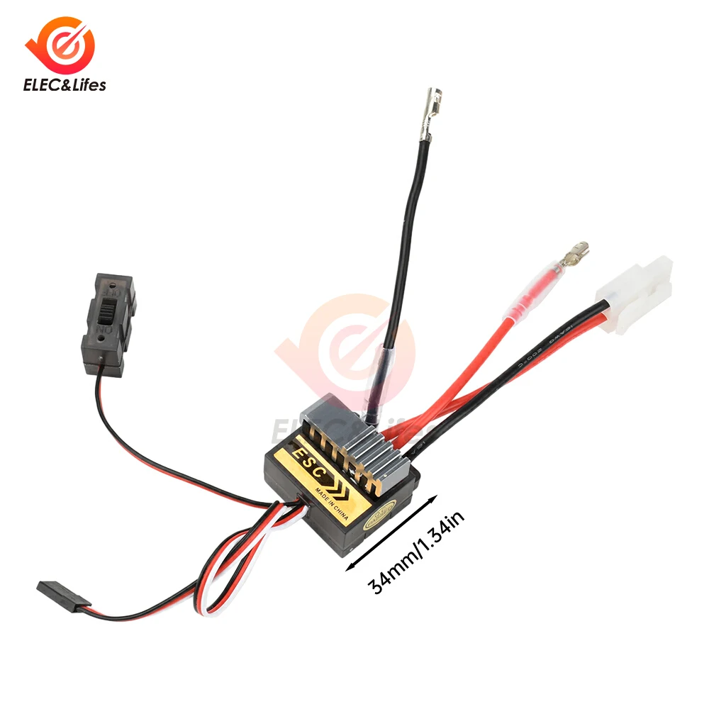Фото НОВЫЙ RC Hobby 320A ESC Матовый регулятор скорости двигателя с 2S BEC Высоковольтной щеткой 4,8-8,4 В ESC для радиоуправляемого корабля и радиоуправляемого автомобиля №4