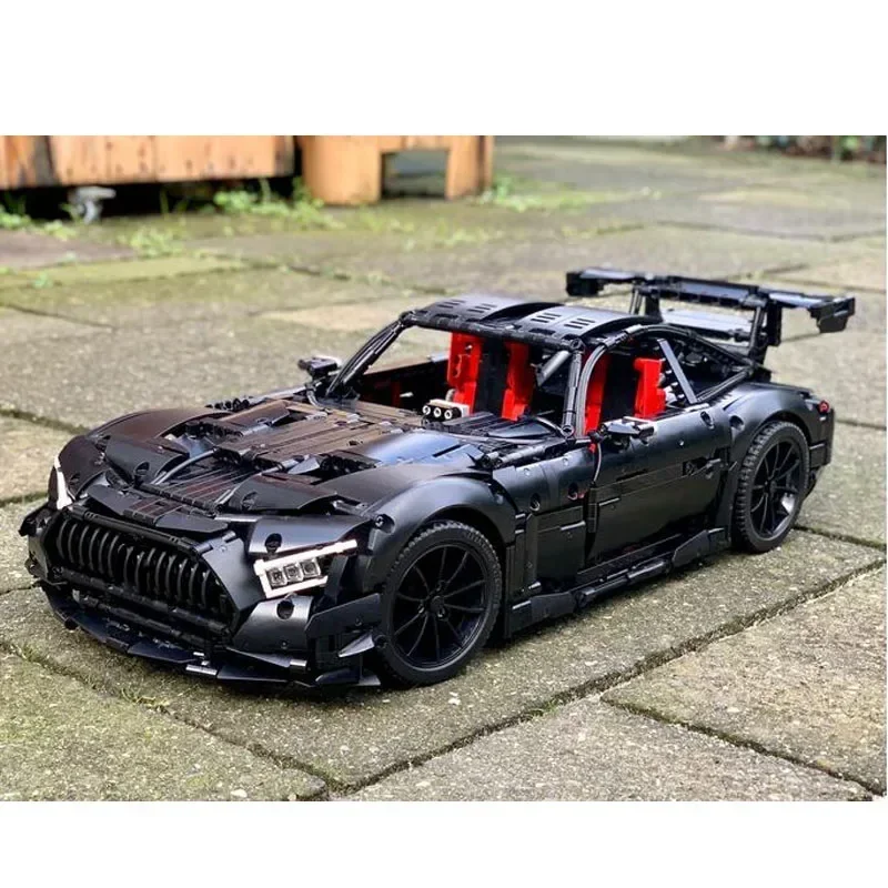 Фото MOC-98023 Новый суперкар GT R Black Series 1:8, сборка строительных блоков, модель • 2660, детали для взрослых и детей, игрушка на день рождения, подарок №2