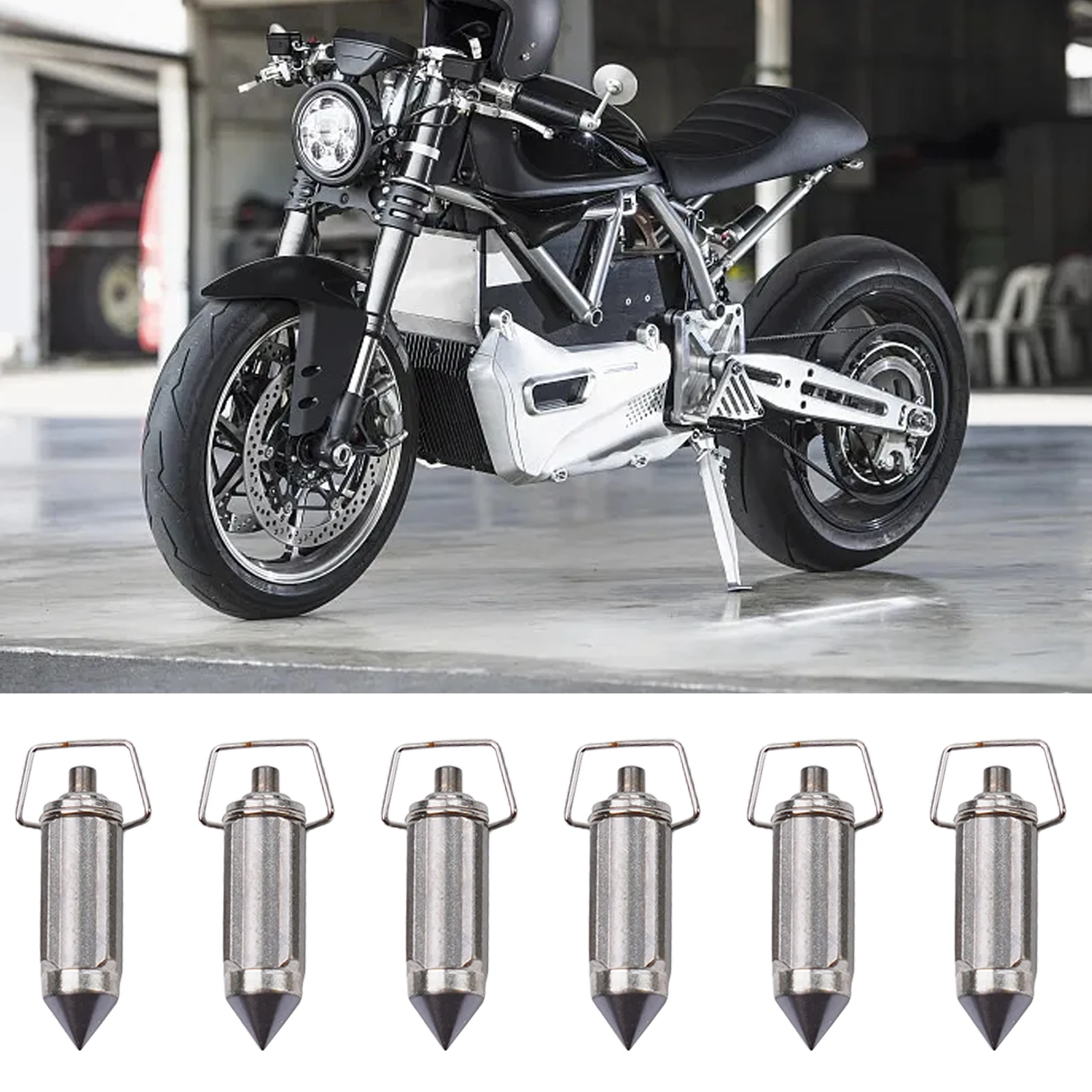 Фото CB750 YZF600 Часть карбюратора Практичный инструмент заменяет 6 шт. Поплавковая игла карбюратора CBX EX500 ZX600 VF500 Высокое качество №4