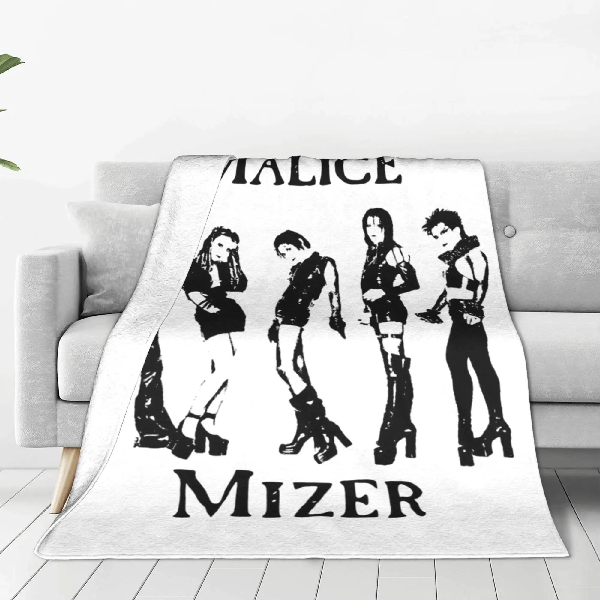 Фото Одеяло Malice Mizer Illuminati, бархатное украшение, многофункциональное теплое одеяло для постельного белья, дорожное покрывало №2