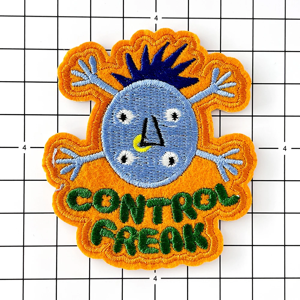 CONTROL FREAK, тканевые значки с утюгом, украшение для джинсов, сумка, шляпа, одежда, украшение для шитья, аппликация, нашивки для значков