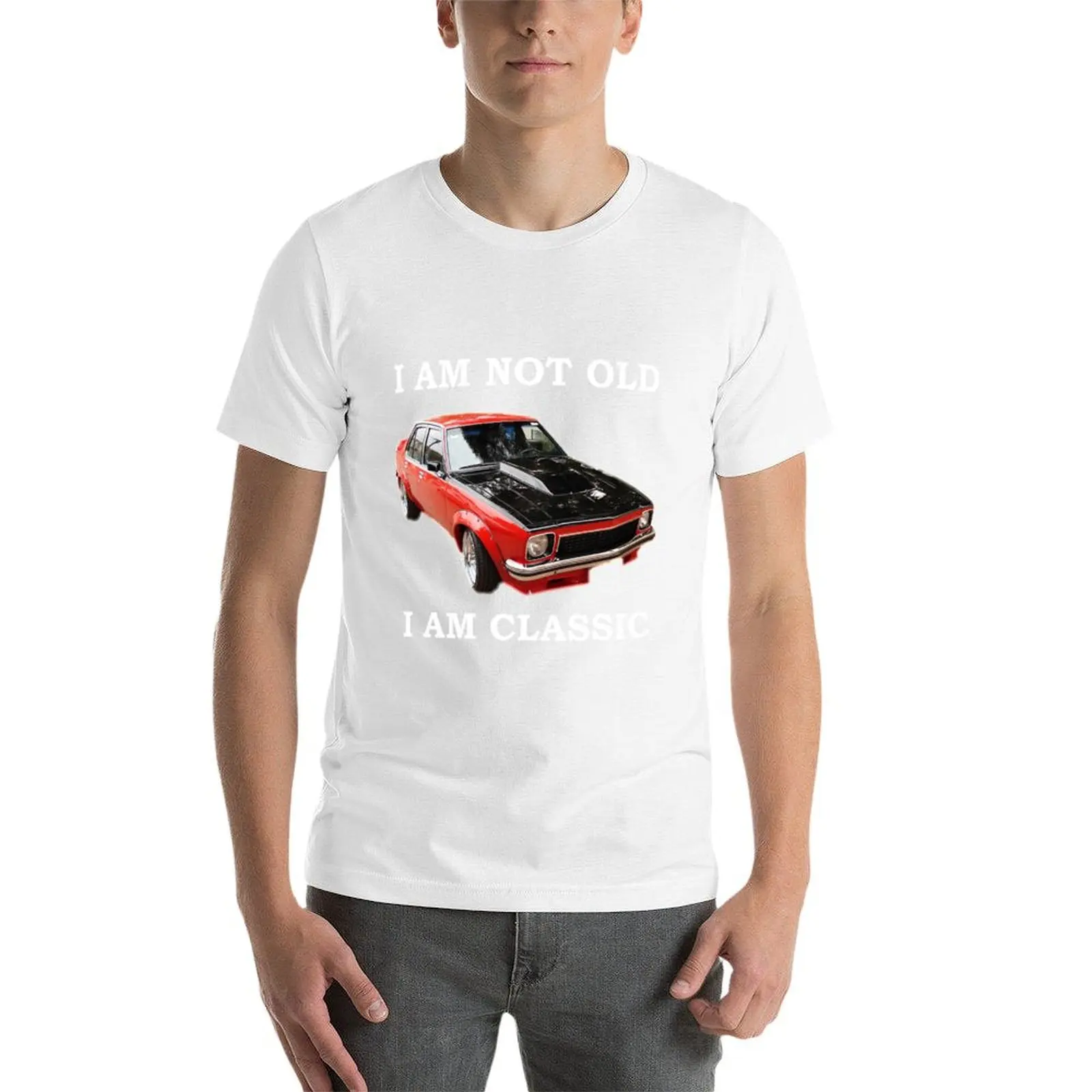 Фото Футболка HOLDEN Torana «Я не старый, я», футболка с аниме, забавные футболки, хлопковая футболка №4