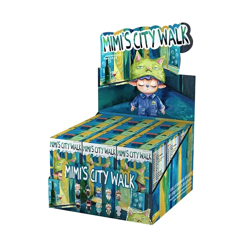 Подлинная виниловая кукла Heyone Blind Box Mimi's City Walk, виниловая серия Tide Play, милая виниловая кукла Mimi, кавайная кукла, модель из ПВХ, игрушка, загадочная коробка, подарок