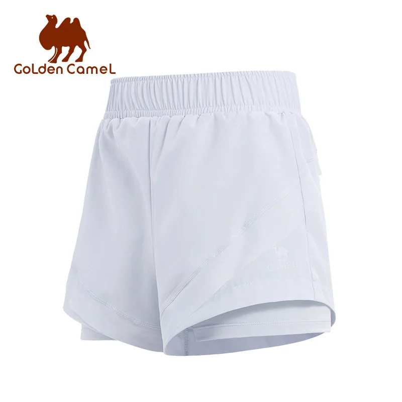 Шорты женские для бега GOLDEN CAMEL, штаны для йоги, поддельные быстросохнущие дышащие тренировочные, для фитнеса, 2 шт.