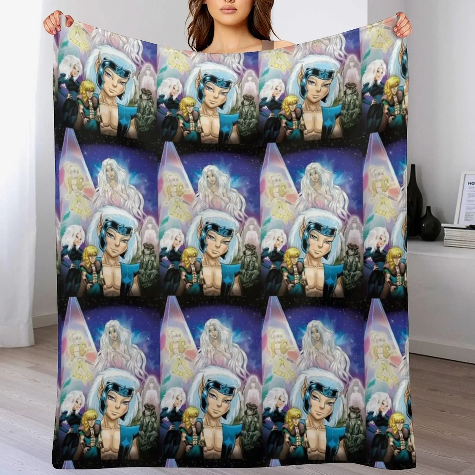 ElfQuest: Stargazer's Hunt (Linens and Textiles) Декоративное одеяло Дизайнерские тяжелые одеяла и пледы Одеяла люксового бренда