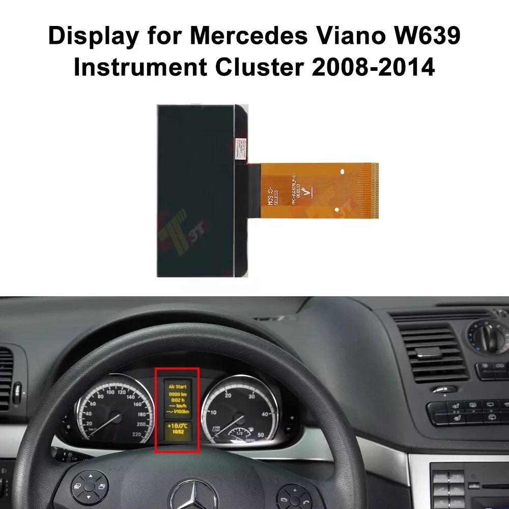 ЖК-дисплей приборной панели для Mercedes Vito Viano W639 Highline кластер инструментов