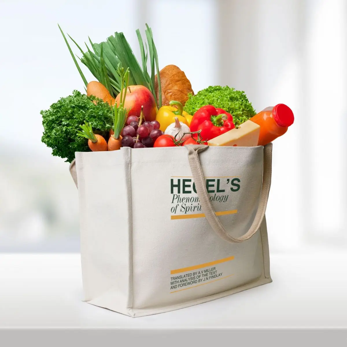 Фото Hegel_s Phenomenology of Spirit Tote Bag сумка для покупок холщовая сумка-тоут с логотипом на заказ сумка-тоут №3