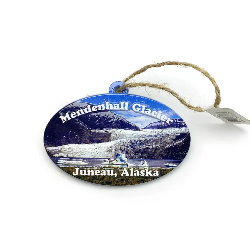 США Аляска Juneau Mendenhall Glacier пейзаж магнит на холодильник творческий дорожный сувенир