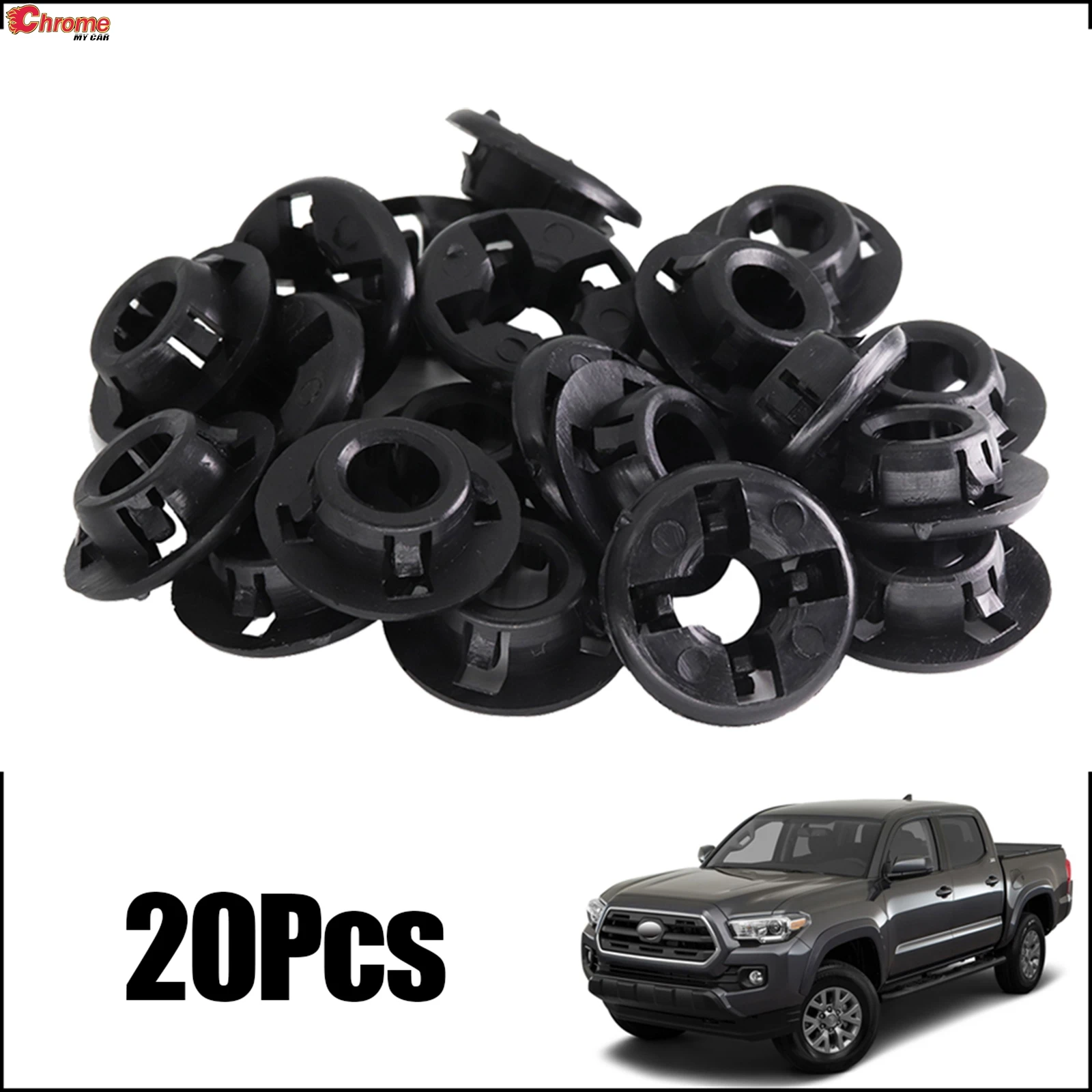 20 шт., крепежные втулки для Toyota Corolla Matrix 9008048064-90480 Tacoma 15034-2003 Plactic
