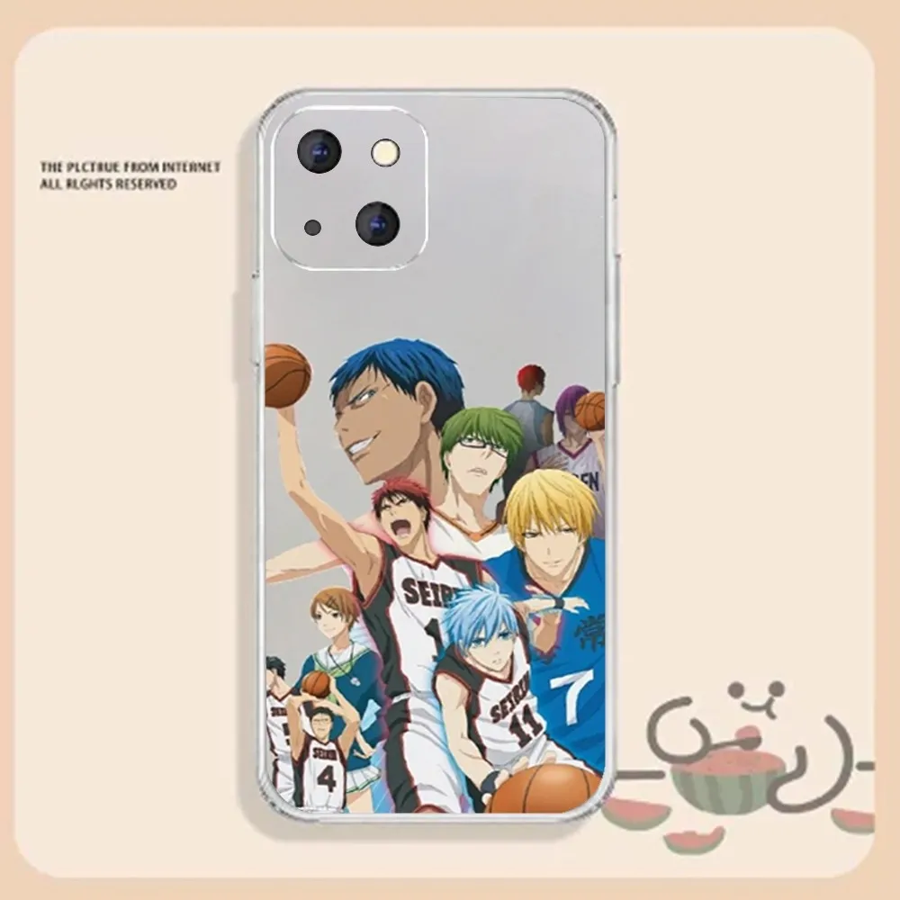 Фото Чехол для телефона Kuroko без корзины с аниме для Iphone 15 11 13 14 Pro Max 7 8 Plus X Xr Xs Max Se2020 12, прозрачный мини-Чехол №2