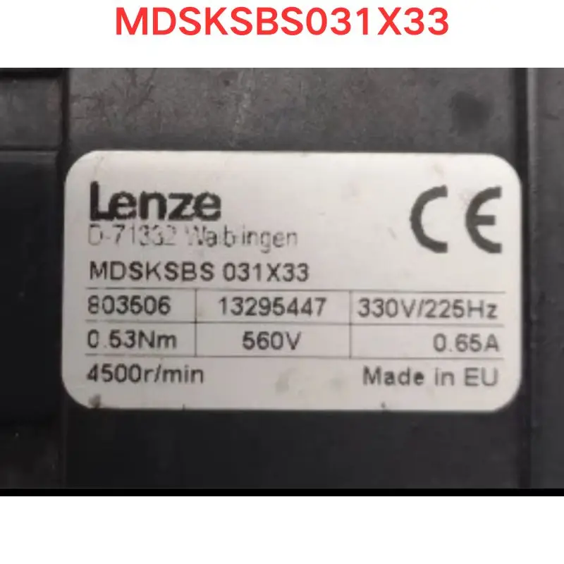 Использованное рабочее испытание серводвигателя Lenze MDSKSBS031X33 OK (art.: 3920c5ee3f0de) - 3920c5ee3f0de