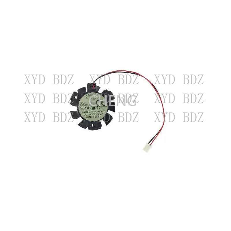 Вентилятор видеокарты DB 37MM T 124010 DL 2Pin 0,1A для ASUS gt640 GT 640 HD 4550 HD5570 (art.: 3920cf2061452) - 3920cf2061452