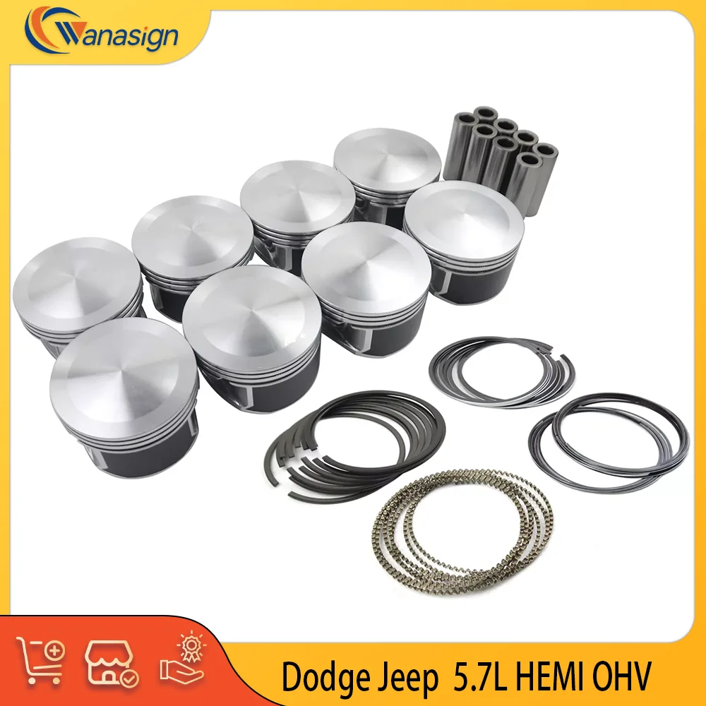 Запчасти для автомобильного двигателя, поршни и кольца для Dodge Ram Chrysler 300 Jeep Grand Cherokee 2009 л HEMI OHV 2016-