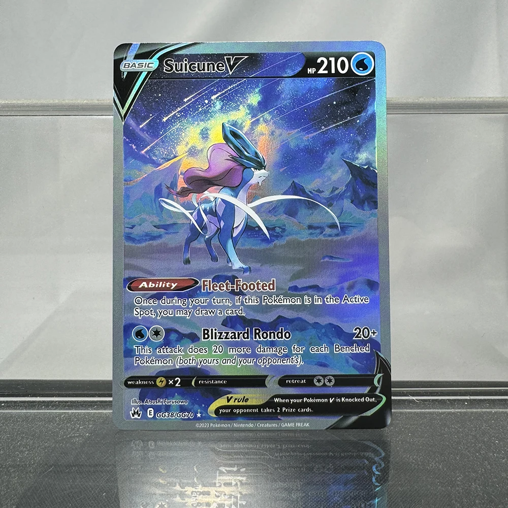 Фото Карты PKM Foil PROXY Reshiram&Charizard GX Origin Forme Palkia Vstar Pikachu PTCG, коллекционные карты для игр, игровые игрушки №4