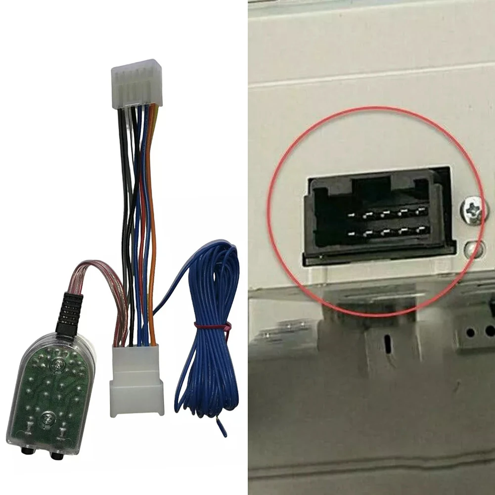 Фото Для Toyota с дополнительным Радио стерео сабвуфер жгут проводов Plug & Play стерео сабвуфер Простая установка линейный выход конвертер №3