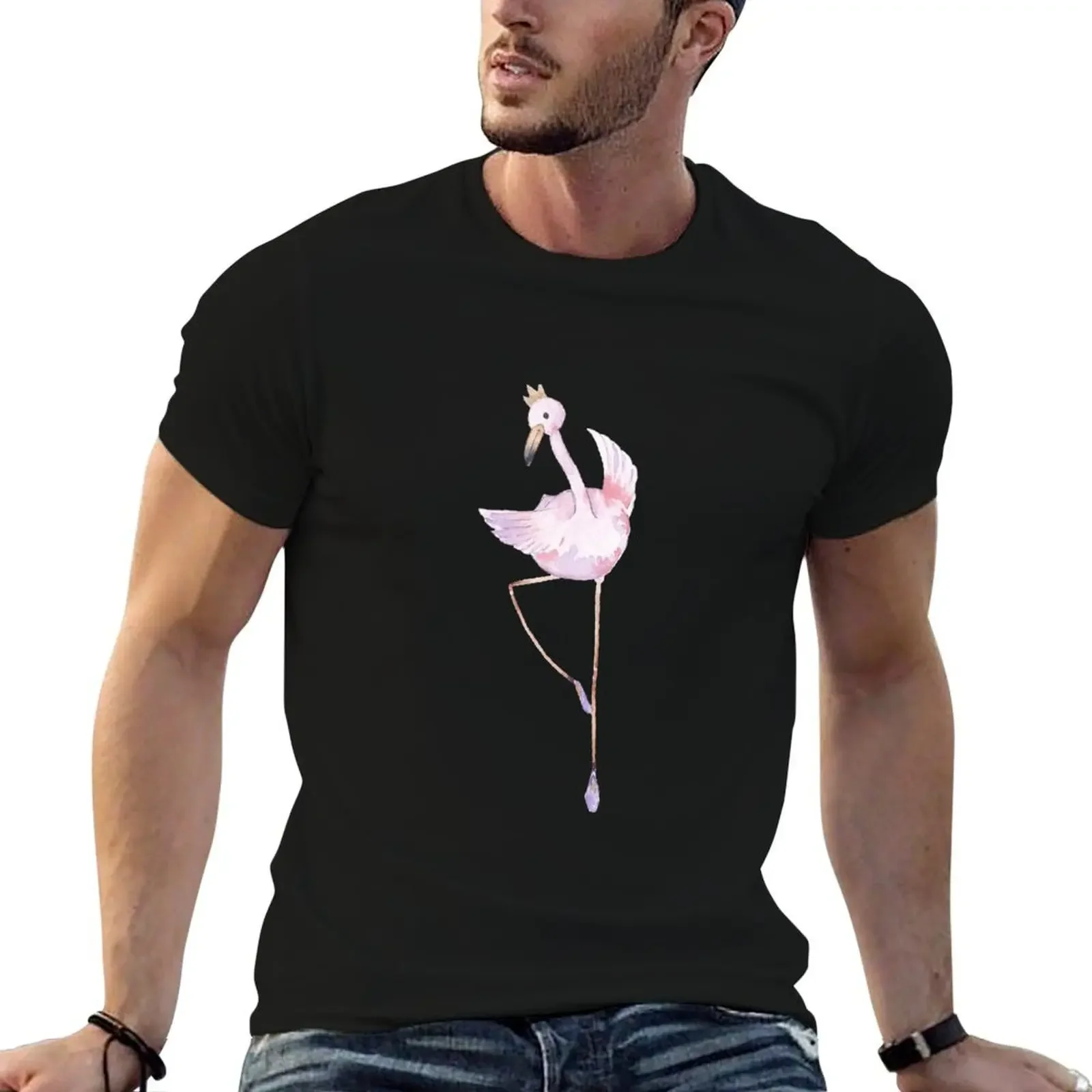 Футболка с v-образным вырезом Mingo the Flamingo, незаменимая футболка, синие арховные хлопковые футболки с рисунком, мужские однотонные футболки с синим замком