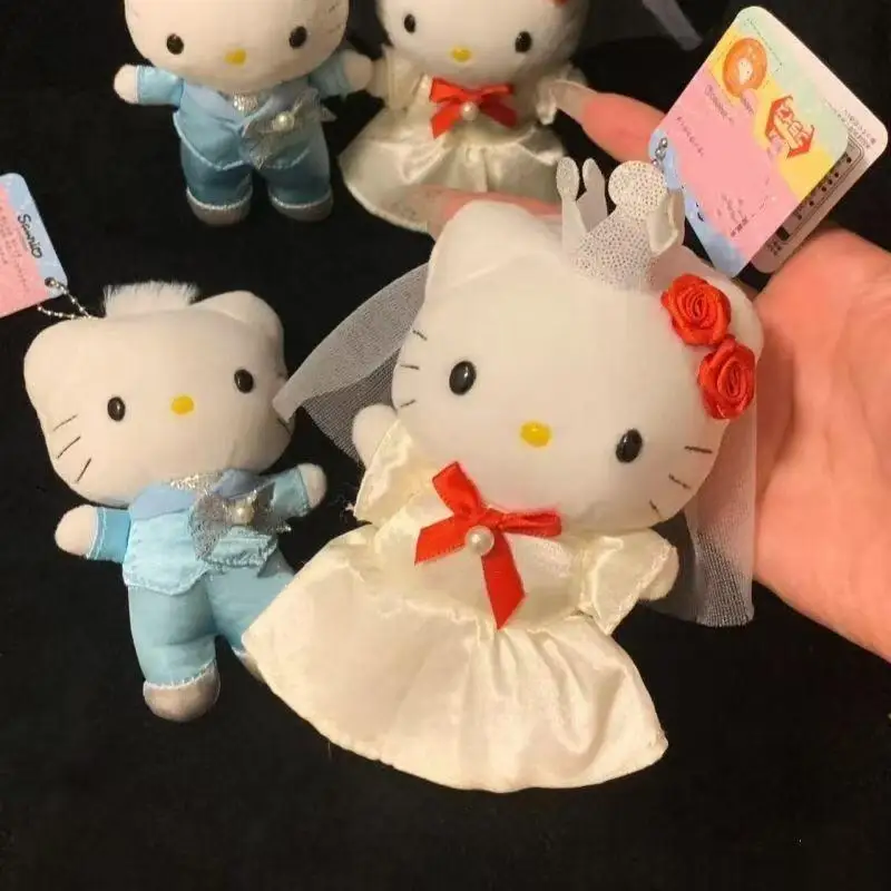 Kawaii Sanrio Hello Kitty Daniel плюшевая игрушка кулон креативный мультяшный брелок мягкая кукла аксессуары для пары друг свадебный подарок Товары АСГ