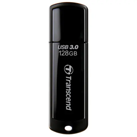 Флеш-диск TRANSCEND Jetflash 700 USB 3.0, черный